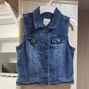 Cherokee Blue Denim Vest